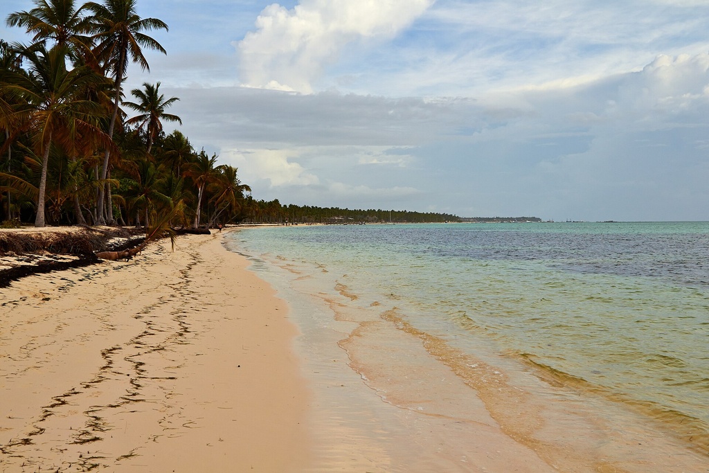Playa Bávaro junto al hotel (foto: Сергей Марцынюк, CC BY-SA 3.0, Wikimedia Commons)